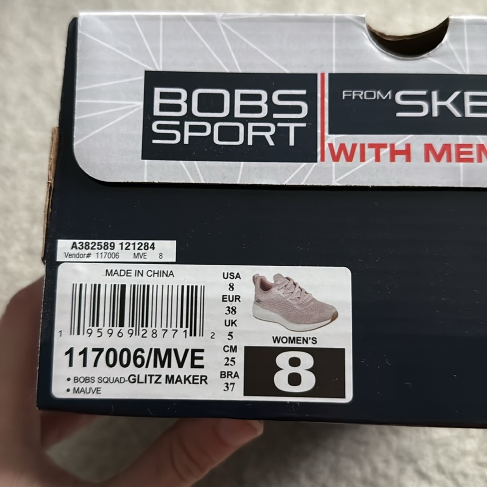 BOBS Sport Sketchers Glitz Maker Sneakers - Mauve - Picture 3 of 4